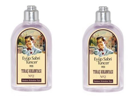 Eyüp Sabri Tuncer Tıraş Kolonyası No 2 x 2 Adet
