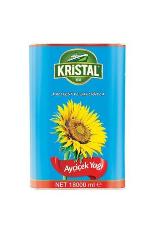 Kristal Ayçiçek Yağı Teneke 18 lt