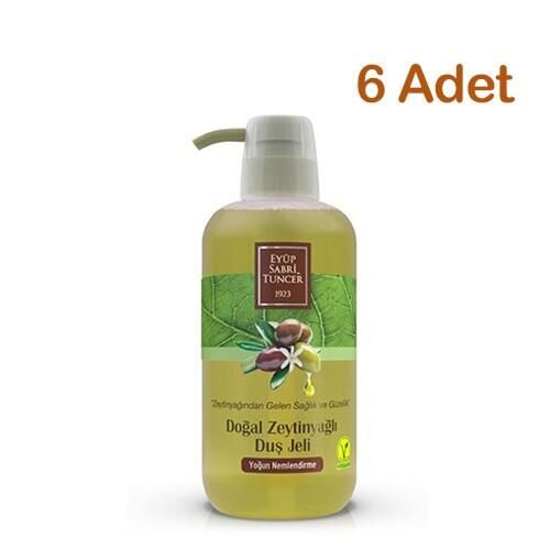 Eyüp Sabri Tuncer Doğal Zeytinyağlı Duş Jeli 600 ml X 6 Adet
