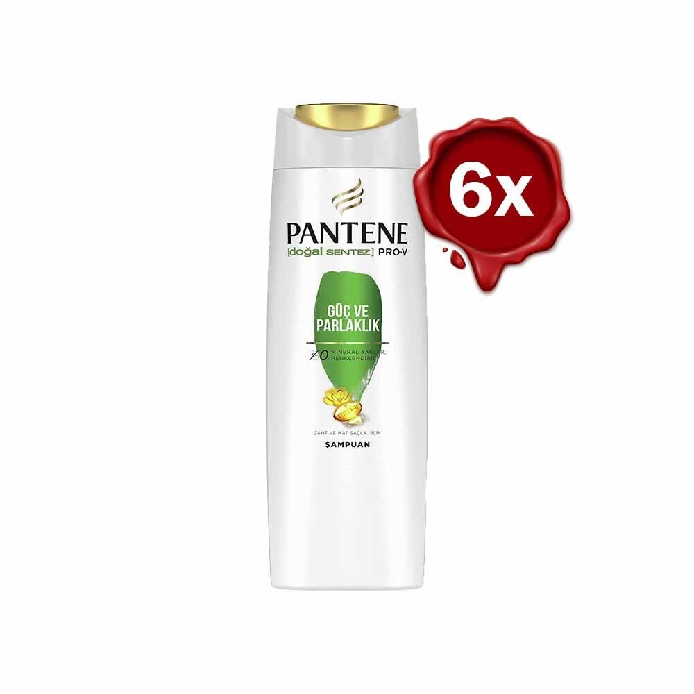Pantene Şampuan Pro-V Güç Ve Parlaklık 400 ML x 6