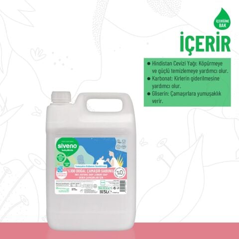 Siveno Baby %100 Doğal Temizlik Paketi 2'li ve ROSIE Bebek Pamuğu