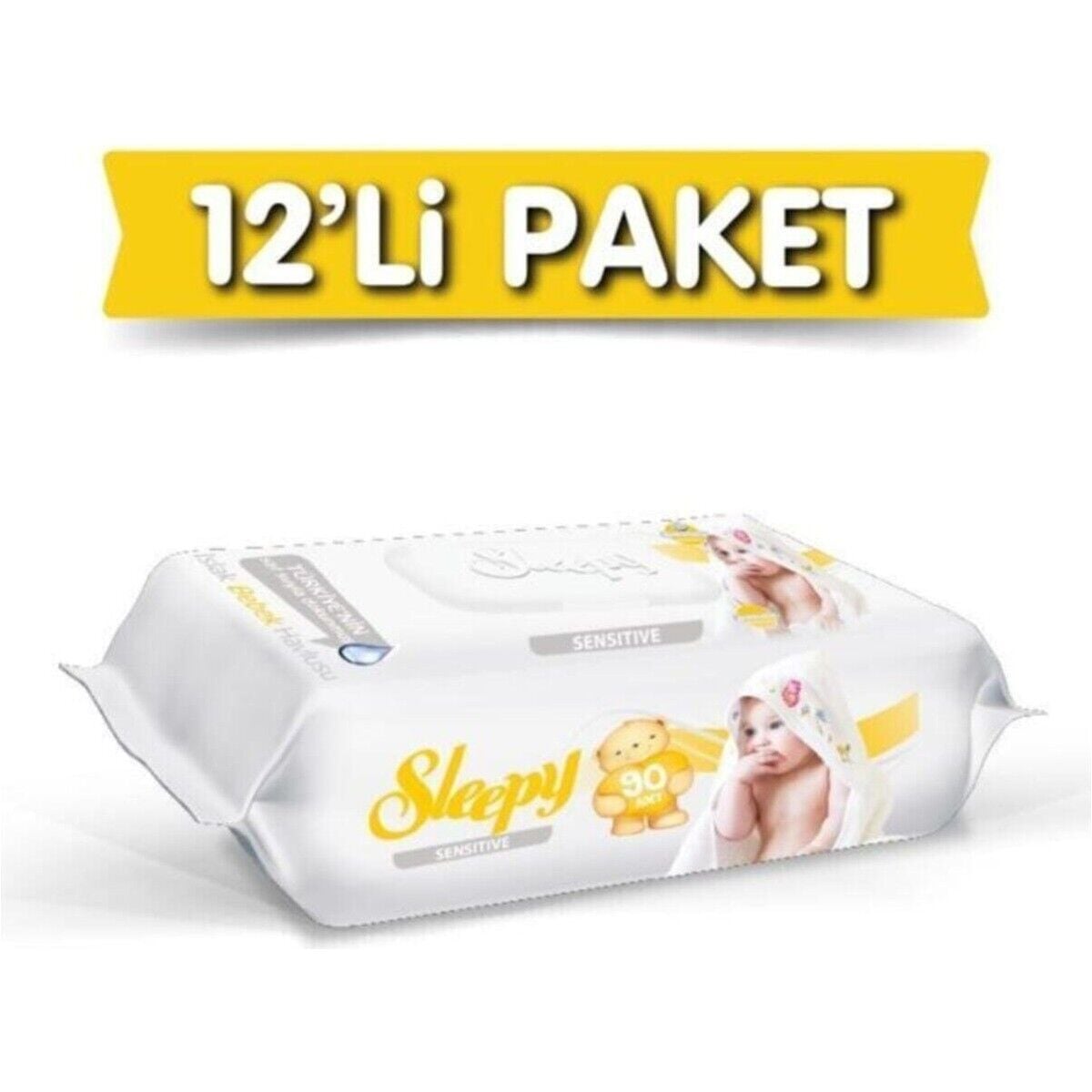 Sleepy Sensitive Islak Havlu 12x90'lı 1080 Yaprak