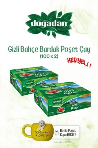 Doğadan 2x Bardak Poşet Çay 100'lü Gizli Bahçe ve ROSIE