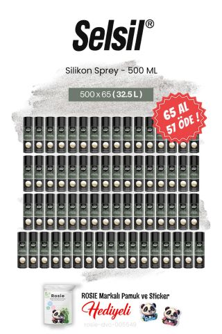 Selsil 65 AL 57 ÖDE, 500 ml Silikon Sprey ve rosie pamuk