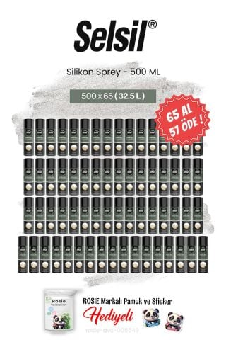 Selsil 65 AL 57 ÖDE, 500 ml Silikon Sprey ve rosie pamuk