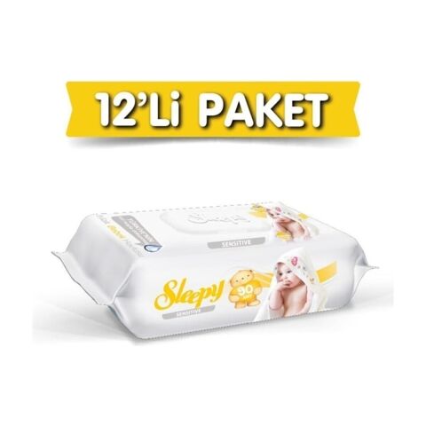 Sleepy Sensitive Islak Havlu 12x90'lı 1080 Yaprak