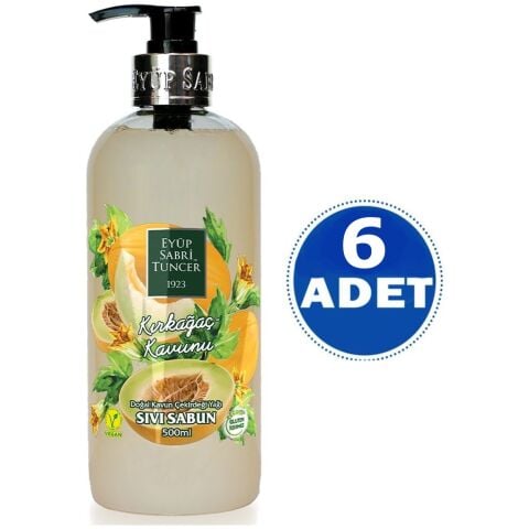 Eyüp Sabri Tuncer Kırkağaç Kavunu Sıvı Sabun 500 ml x 6 Adet