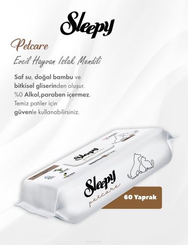 Sleepy Petcare Evcil Hayvan Bakteri Karşıtı Temizlik 3'lü Set ve ROSIE
