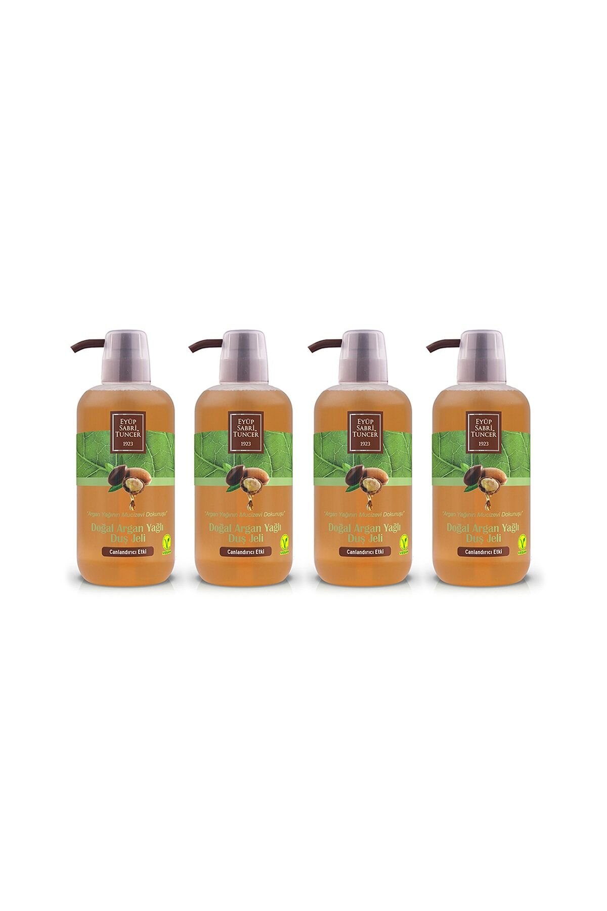 Eyüp Sabri Tuncer Doğal Argan Yağlı Duş Jeli 600 Ml Pet Şişe X 4 Adet