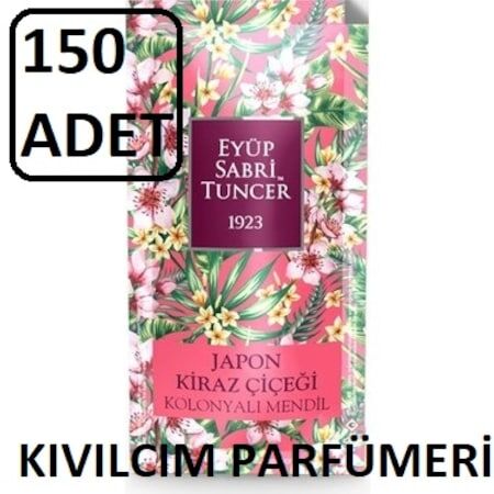 Eyüp Sabri Tuncer Kolonyalı Mendil Japon Kiraz Çiçeği 150 Adet
