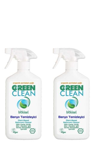 Green Clean Organik Banyo Temizleyicisi 2'li Set