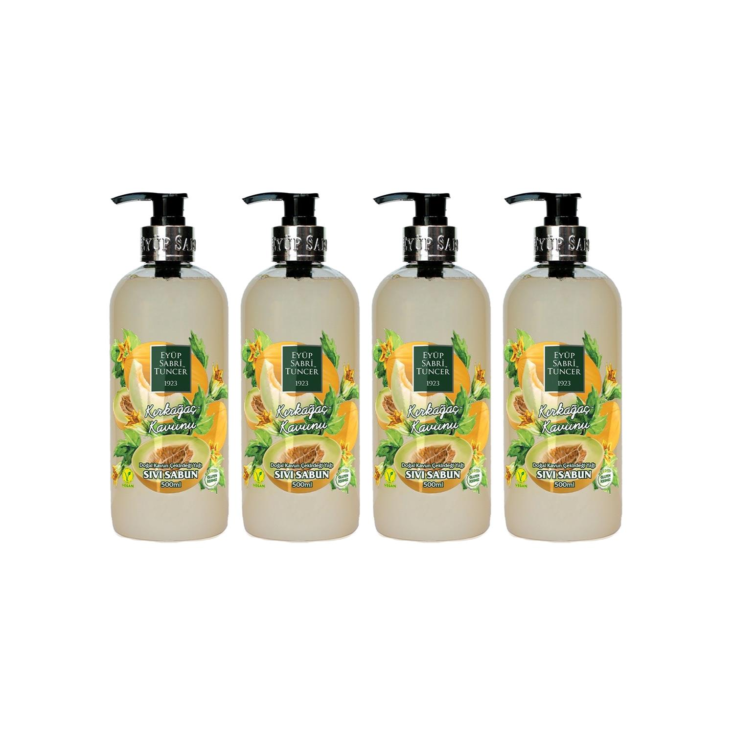 Eyüp Sabri Tuncer Kırkağaç Kavunu Sıvı Sabun 500 ml x 4 Adet