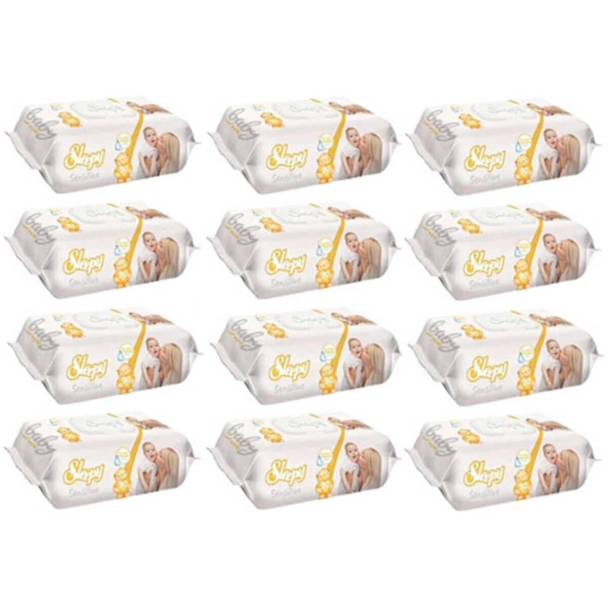 Sleepy Sensitive 90'lı Islak Mendil 12'lı Paket