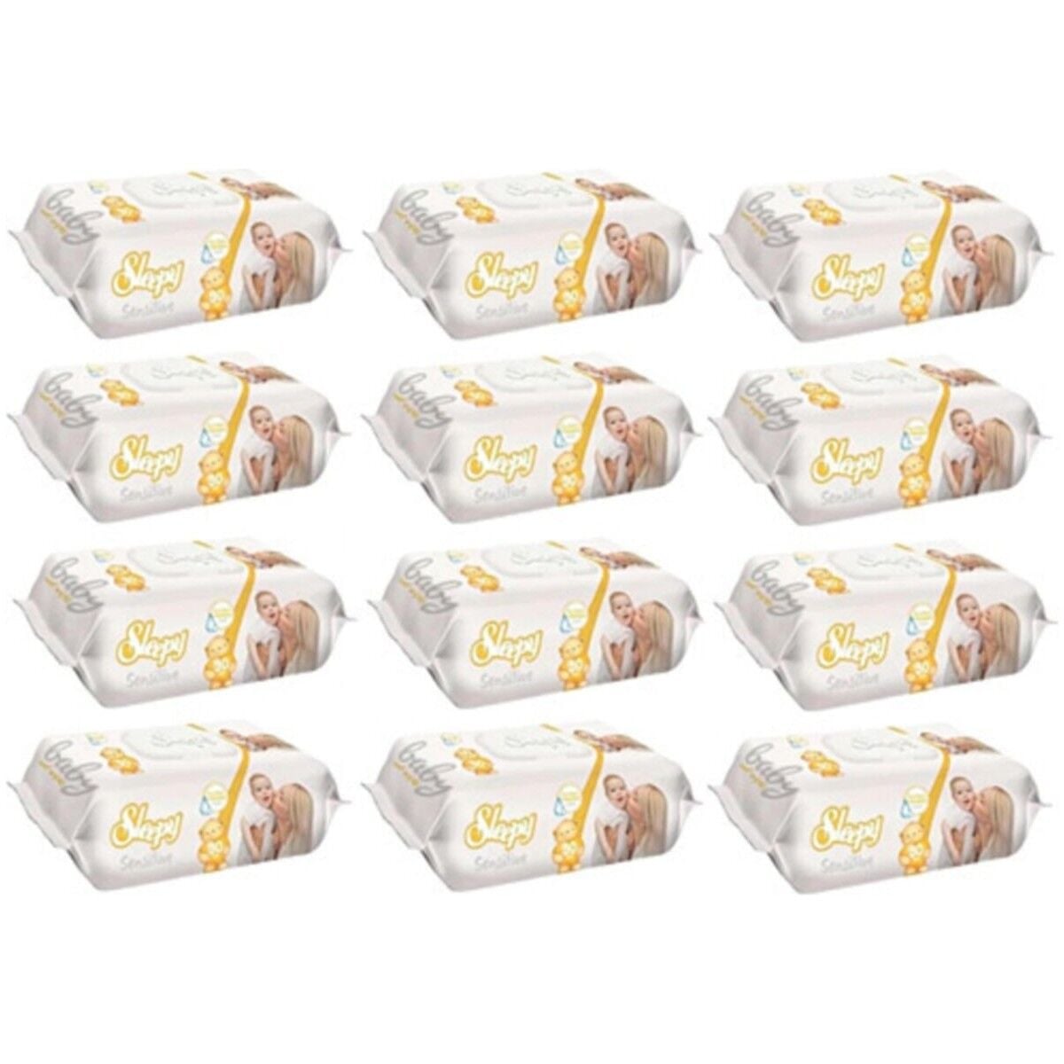 Sleepy Sensitive 90'lı Islak Mendil 12'lı Paket