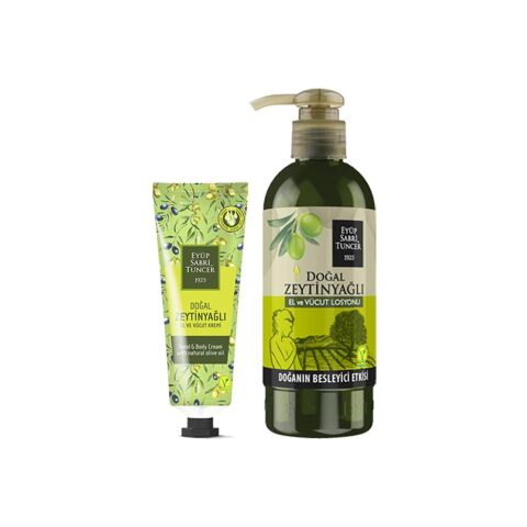 Eyüp Sabri Tuncer Doğal Zeytinyağlı El Ve Vücut Kremi 50 Ml Ve Losyonu 250 Ml