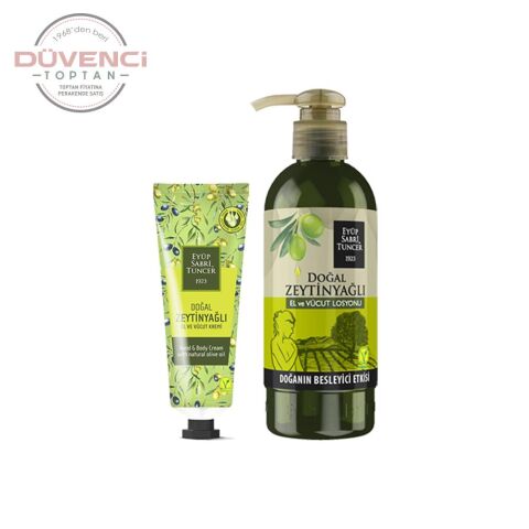 Eyüp Sabri Tuncer Doğal Zeytinyağlı El Ve Vücut Kremi 50 Ml Ve Losyonu 250 Ml