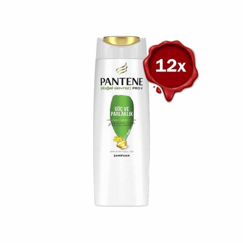 Pantene Şampuan Pro-V Güç Ve Parlaklık 400 ML x 12
