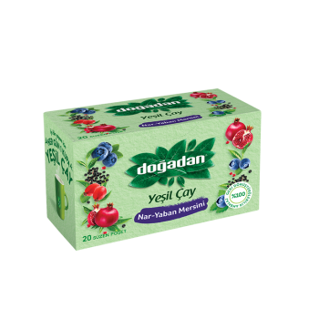 Doğadan Yeşil Çay Nar Yaban Mersini 20'li Paket