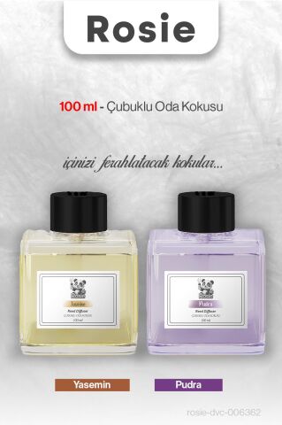 Yasemin ve Pudra ROSIE Çubuklu Oda Kokusu 100 ml