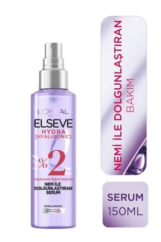 Elseve Hydra [hyaluronic] Nem Ile Dolgunlaştıran Saç Bakım Seti - Şampuan & Saç Bakım Kremi & Serum & Maske