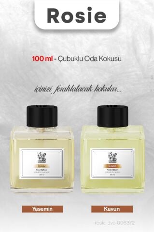 ROSIE Yasemin ve Kavun 100 ml Çubuklu Oda Kokusu
