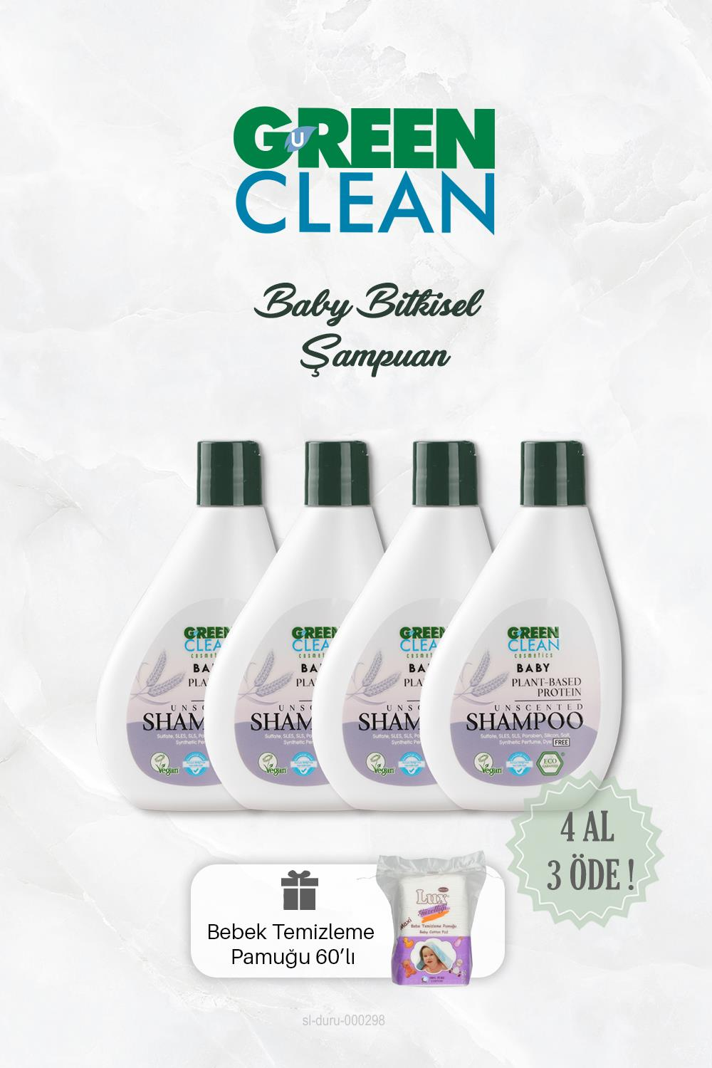 4 AL 3 ÖDE Bitkisel Bebek Şampuanı 275 ml