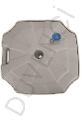 Plastik Beyaz Bidon Şemsiyesi 20 Litre