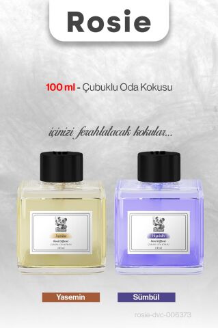ROSIE Yasemin ve Sümbül 100 ml Çubuklu Oda Kokusu