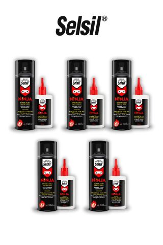 Selsil 5 AL 4 ÖDE Ninja Hızlı Yapıştırıcı Set ve rosie pamuk