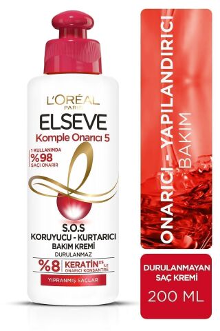 Elseve Komple Onarıcı 5 Saç Bakım Seti - Şampuan 360 ml & Kurtarıcı Bakım Kremi 360 ml & Saç Maskesi