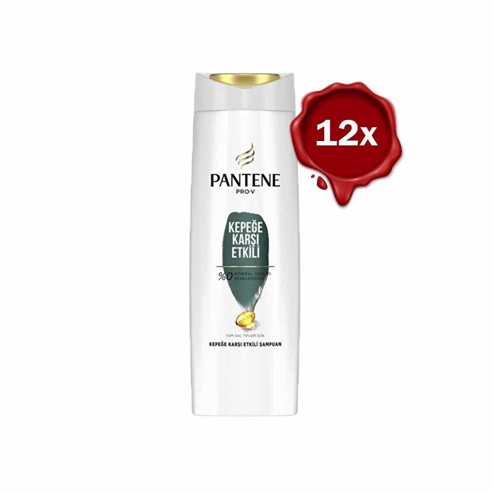 Pantene Şampuan Kepeğe Karşı Etkili 400 ml Şampuan x 12