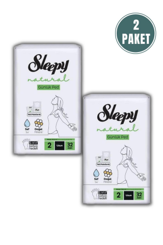 Sleepy Naturel Günlük Ped 64lü ve ROSIE