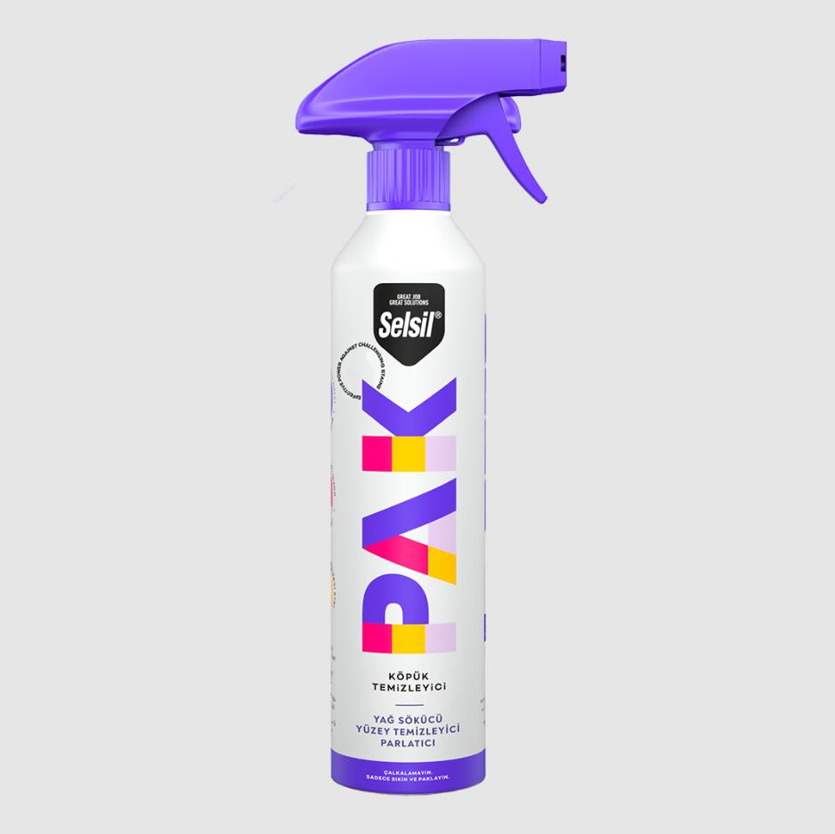 Selsil PAK Köpük Temizleyici Sprey 500 ml