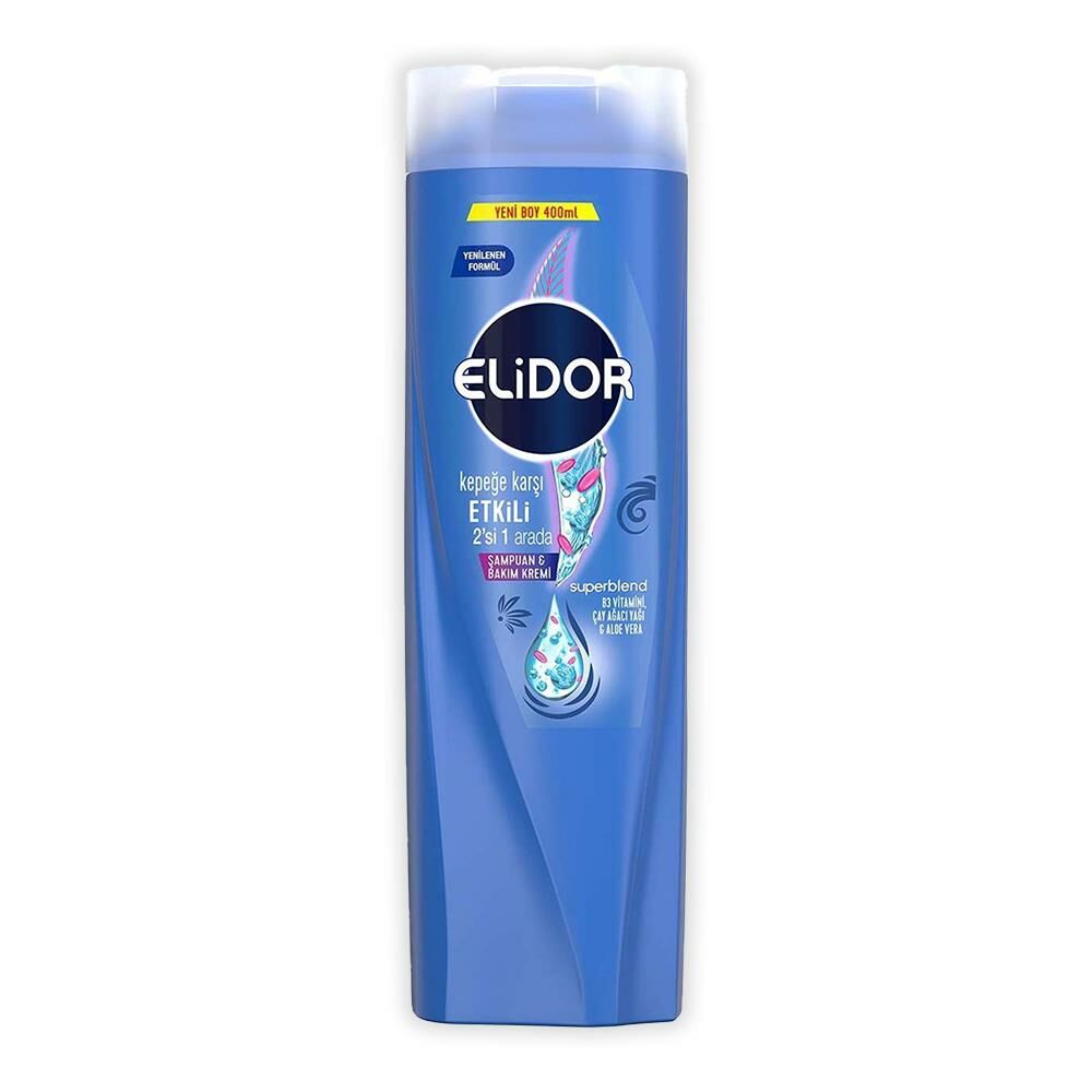 Elidor Superblend 2'si 1 Arada Şampuan & Krem Kepeğe Karşı Etkili 400 ml