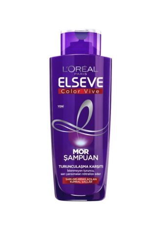 Elseve Colorvive Renk Koruyucu Bakım Şampuan 360 ml & Turunculaştırma Karşıtı Mor Şampuan 200 ml &MorMaske