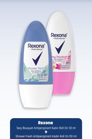 Sexy Bouquet Antiperspirant 50 ml & Shower Fresh Kadın Roll On 50 ml