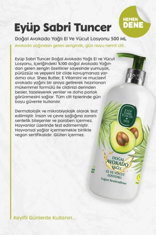 Avokado Yağlı Losyon 280 ml, Gül suyu 30'lu, Verbena & Zinde 50'li, Japon Kiraz Çiçeği 150'li ve Rosie