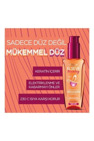 Elseve Dream Long Mükemmel Düz Pürüzsüzleştirici Serum & Onarıcı Bakım Şampuanı 390 Ml