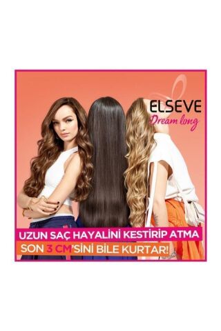 Elseve Dream Long Mükemmel Düz Pürüzsüzleştirici Serum & Onarıcı Bakım Şampuanı 390 Ml