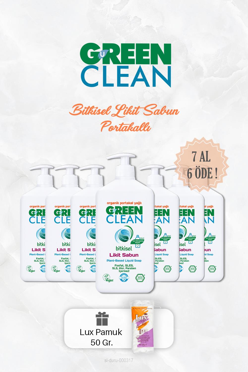 7 AL 6 ÖDE Bitkisel Likit Sabun Portakallı 500 ml