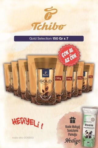 Tchibo 150 Gr Gold Selection 7'li Çok Al Az Öde Çözünebilir Kahve ve Pamuk