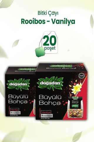 Doğadan Büyülü Bohça Rooibos Vanilyalı Karışık Bitki Çayı x 2 Adet