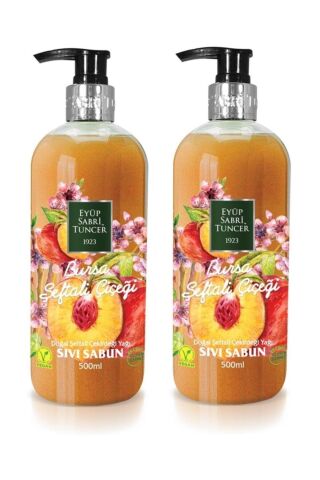 Eyüp Sabri Tuncer Bursa Şeftali Çiçeği Sıvı Sabun 500 ml x 2