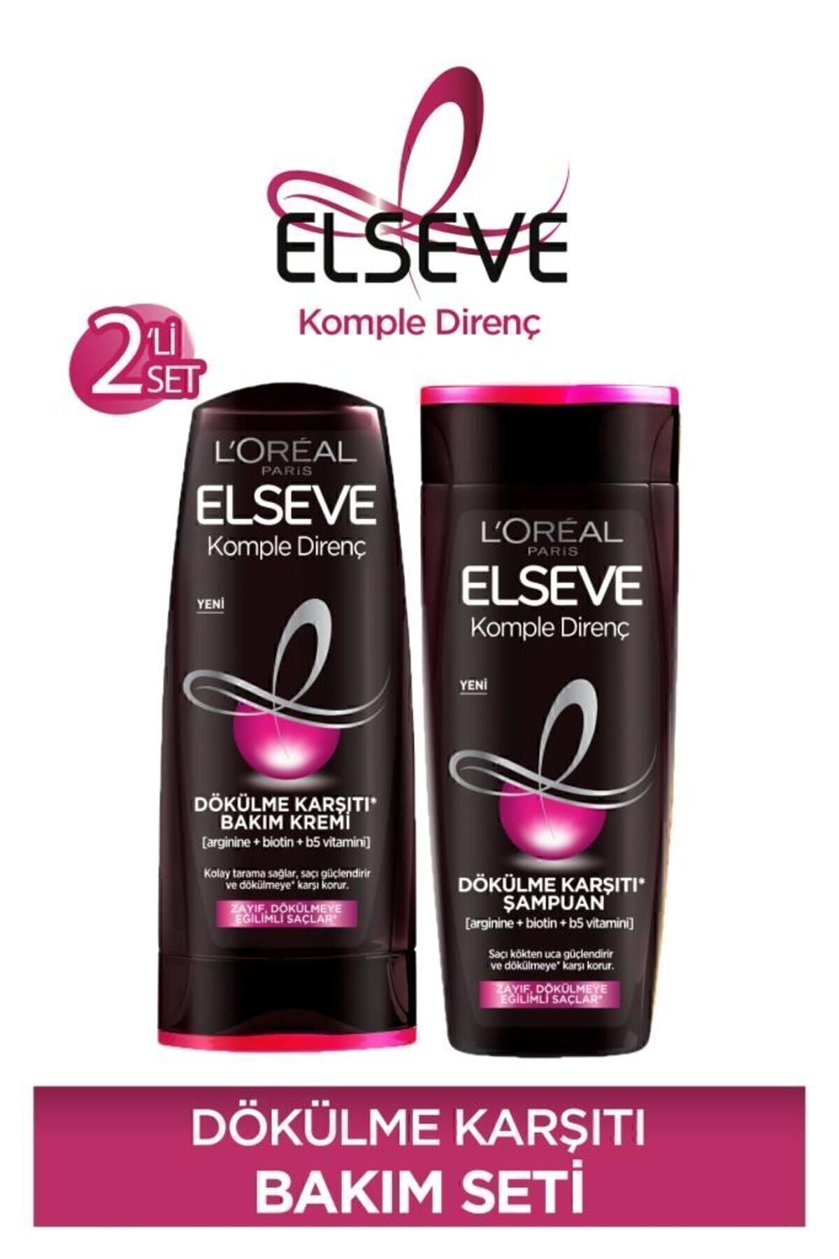 Elseve Komple Direnç Dökülme Karşıtı Şampuan & Saç Bakım Kremi 390 Ml