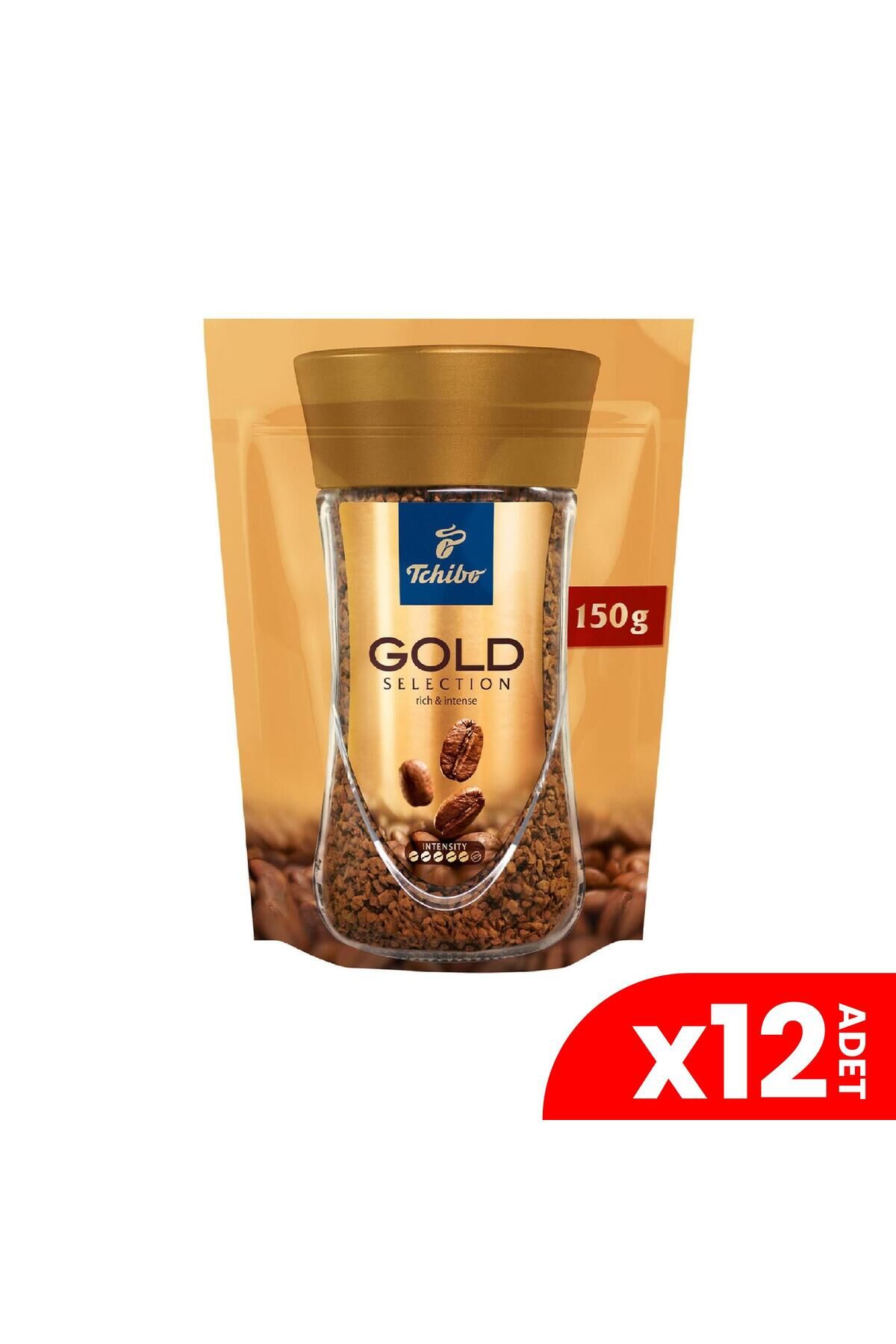 Tchibo Gold Selection Çözünebilir Kahve Ekonomik Paket 150 Gr 12'li