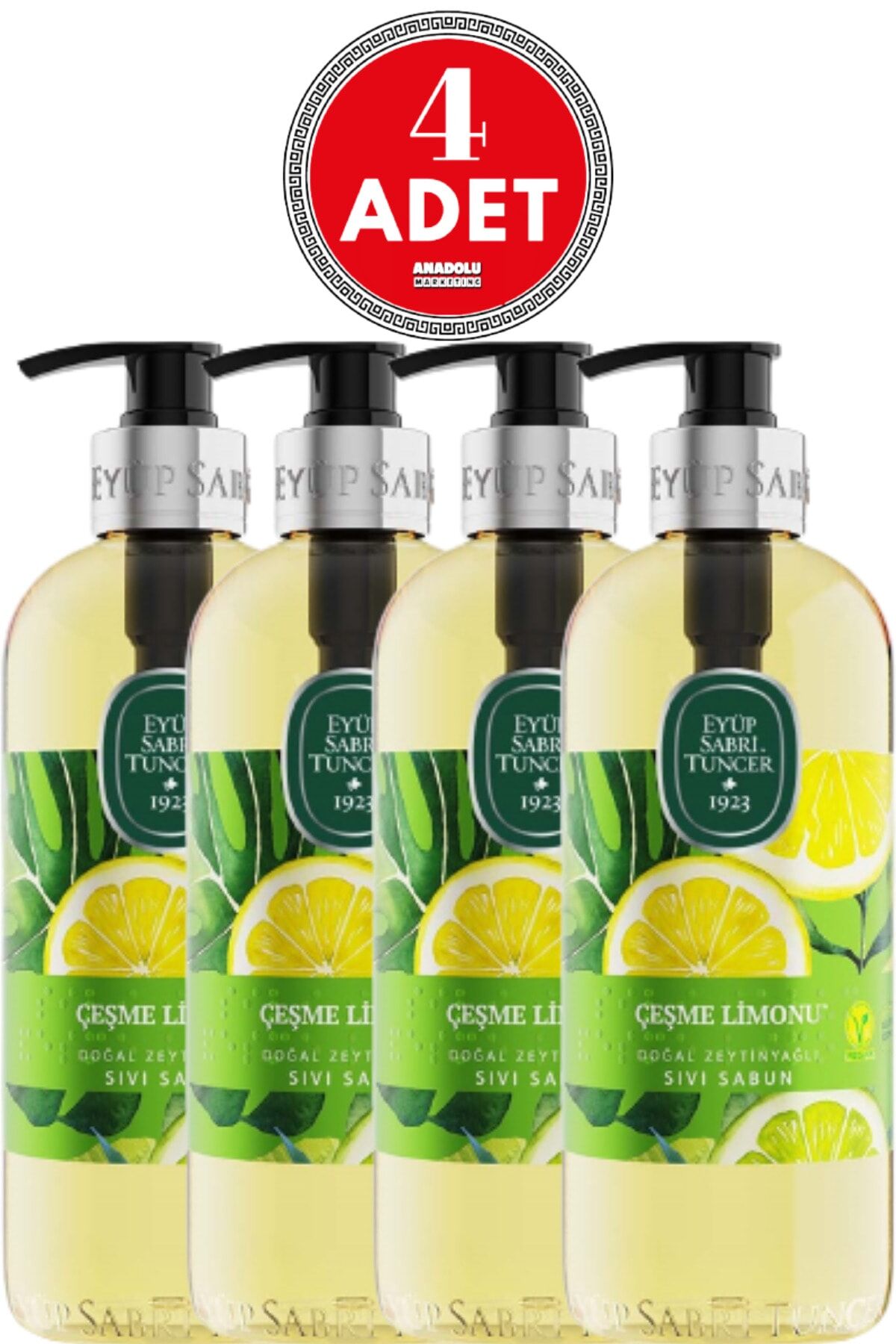 Eyüp Sabri Tuncer Çeşme Limonu Sıvı Sabun 500 ml x 4 Adet
