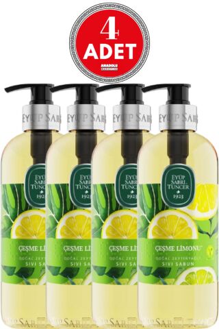 Eyüp Sabri Tuncer Çeşme Limonu Sıvı Sabun 500 ml x 4 Adet