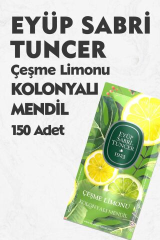Eyüp Sabri Tuncer Kolonyalı Mendil Çeşme Limonu 150 Adet