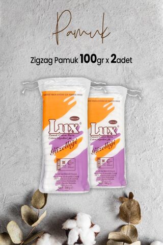 Lux Zigzag Pamuk 100 gr x 2 Adet