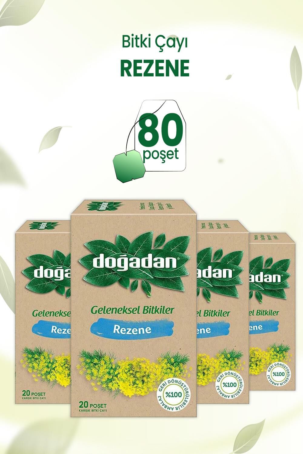 Doğadan Rezene Bitki Çayı x 4 Adet